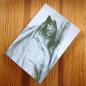 Preview: 10er Set Recycling-Traueranzeigen mit grauen Kuverts: Maria