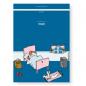 Preview: 10er Set Weihnachtskarten mit pinken Kuverts: im Schlafzimmer