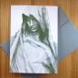 Preview: 10er Set Recycling-Traueranzeigen mit grauen Kuverts: Maria