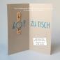 Preview: Recyclingkarte mit Eisstiel: Bitte ... zu Tisch