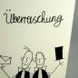 Preview: witzige Hochzeitskarte für Männer: Überraschung