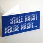 Preview: reduzierte Weihnachtskarte mit Liedtext: Stille Nacht, Heilige Nacht...