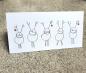 Preview: Recycling-Weihnachtskarte: Rudolf und seine Freunde mit Maske