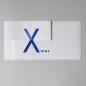 Preview: Design-Weihnachtskarte: merrY X´mas  (blauer Druck)