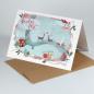Preview: 10er Set Recycling-Weihnachtskarten mit Kuverts: frohes fest
