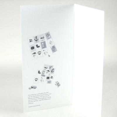 10er Set Recyclingkarten mit Umschlägen: 12 Monate