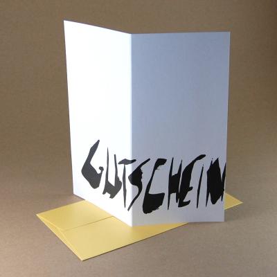 10er Set Recycling-Karten mit Kuverts: Gutschein