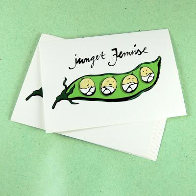 10 Postkarten in Berliner Mundart: junget Jemüse