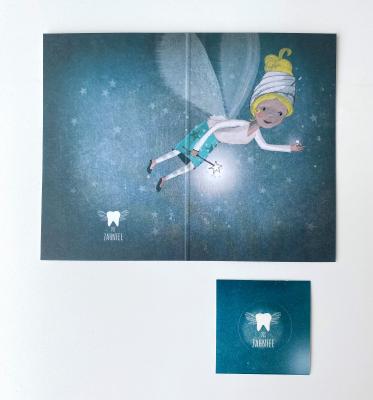 Zahnfeekärtchen + Aufkleber