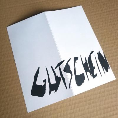 Recycling-Karte für einen Gutschein