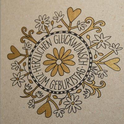 Recyclingkarte: Herzlichen Glückwunsch zum Geburtstag