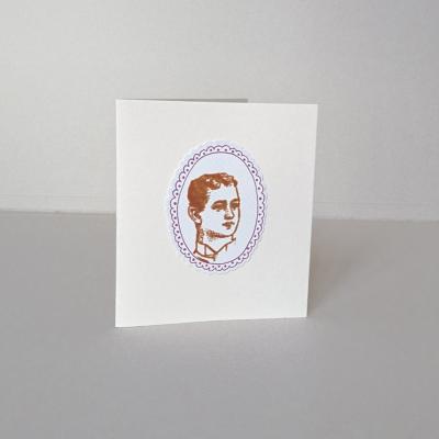 Minikarte: Junger Mann