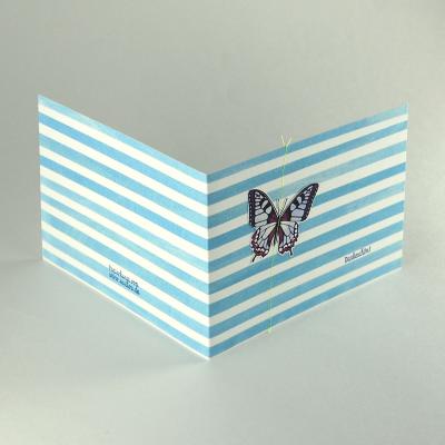 Schmetterling + Dankeschön! - Grußkarte zum Bedanken