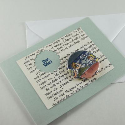 Gute Reise! - Buttonklappkarte