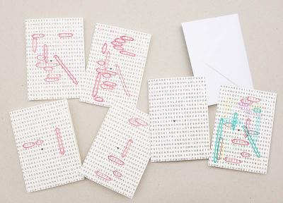 Karte für Glückwünsche und vieles mehr: Wörter suchen