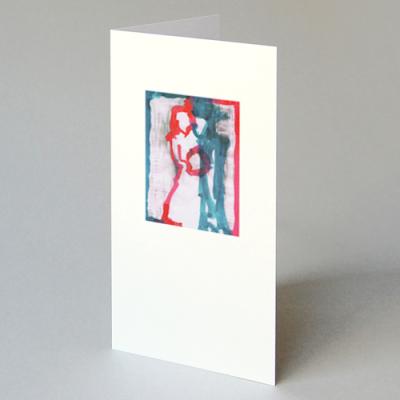 Hochzeitskarte: Brautpaar