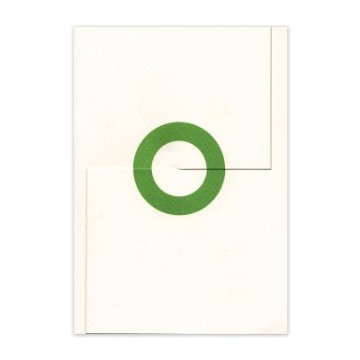 Hochzeitskarte: Grüner Ring