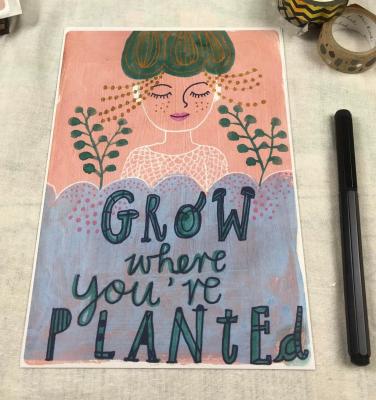 Miniposter / große Postkarten: Set mit 2 x 5 Drucken