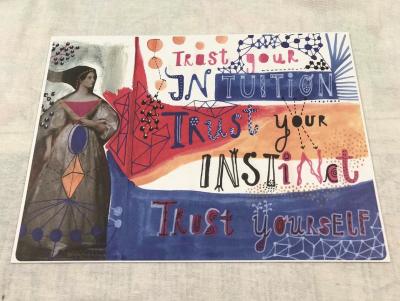 Miniposter / große Postkarten: Set mit 2 x 5 Drucken