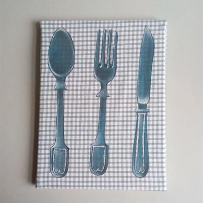 Küchenbild: Löffel, Gabel, Messer