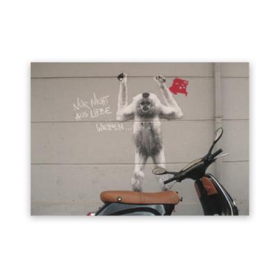 Postkarte: Nur nicht aus Liebe weinen ...