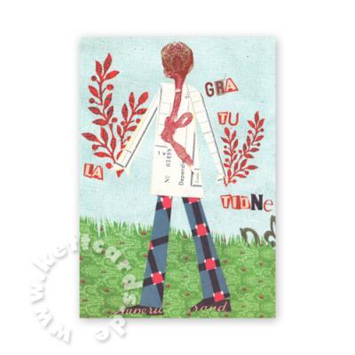 Postkarte: Gratulationen