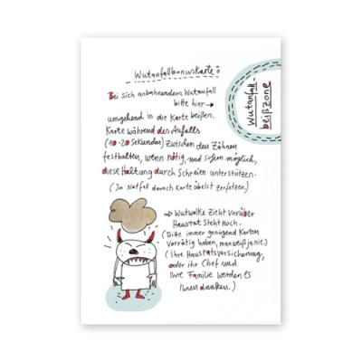 Postkarte: Wutanfallbonuskarte