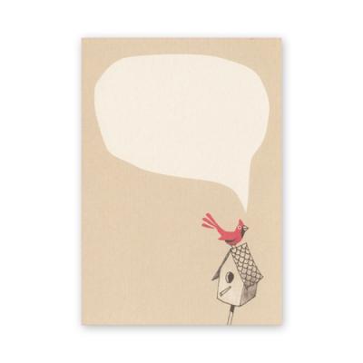 Postkarte: Vogelgruß