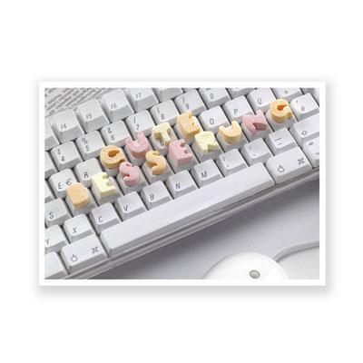 Postkarte für Computerfreaks: Gute Besserung