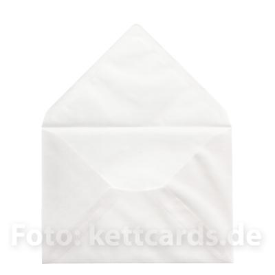 transparenter Umschlag, DIN C6
