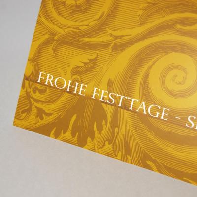 Weihnachtskarte: Frohe Festtage - Season´s Greetings