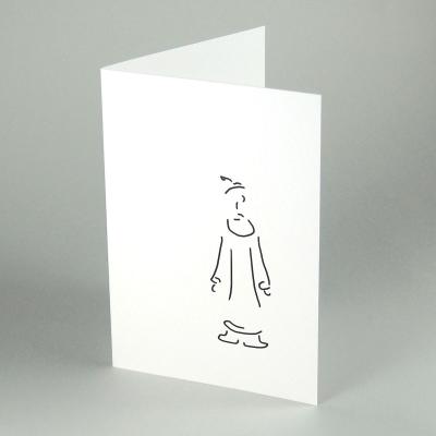 Weihnachtskarte: Weihnachtsmann