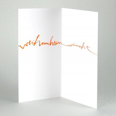 Weihnachtskarte: fröhliche weihnachten wünscht