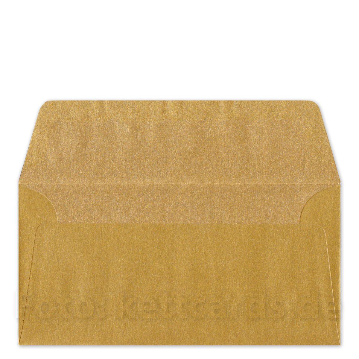 10er Set witzige Glückwunschkarten für den 29. Februar (mit goldenen Kuverts)