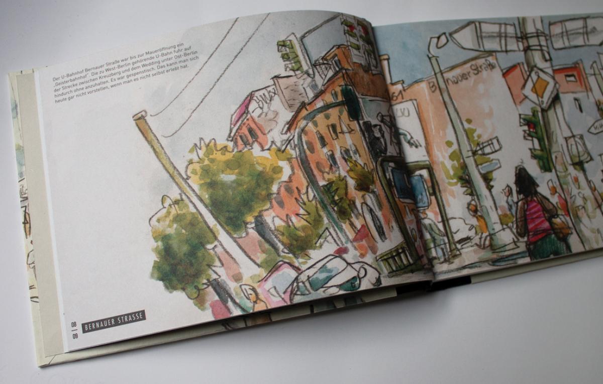 Skizzenbuch: Berlin - The Wall revisited