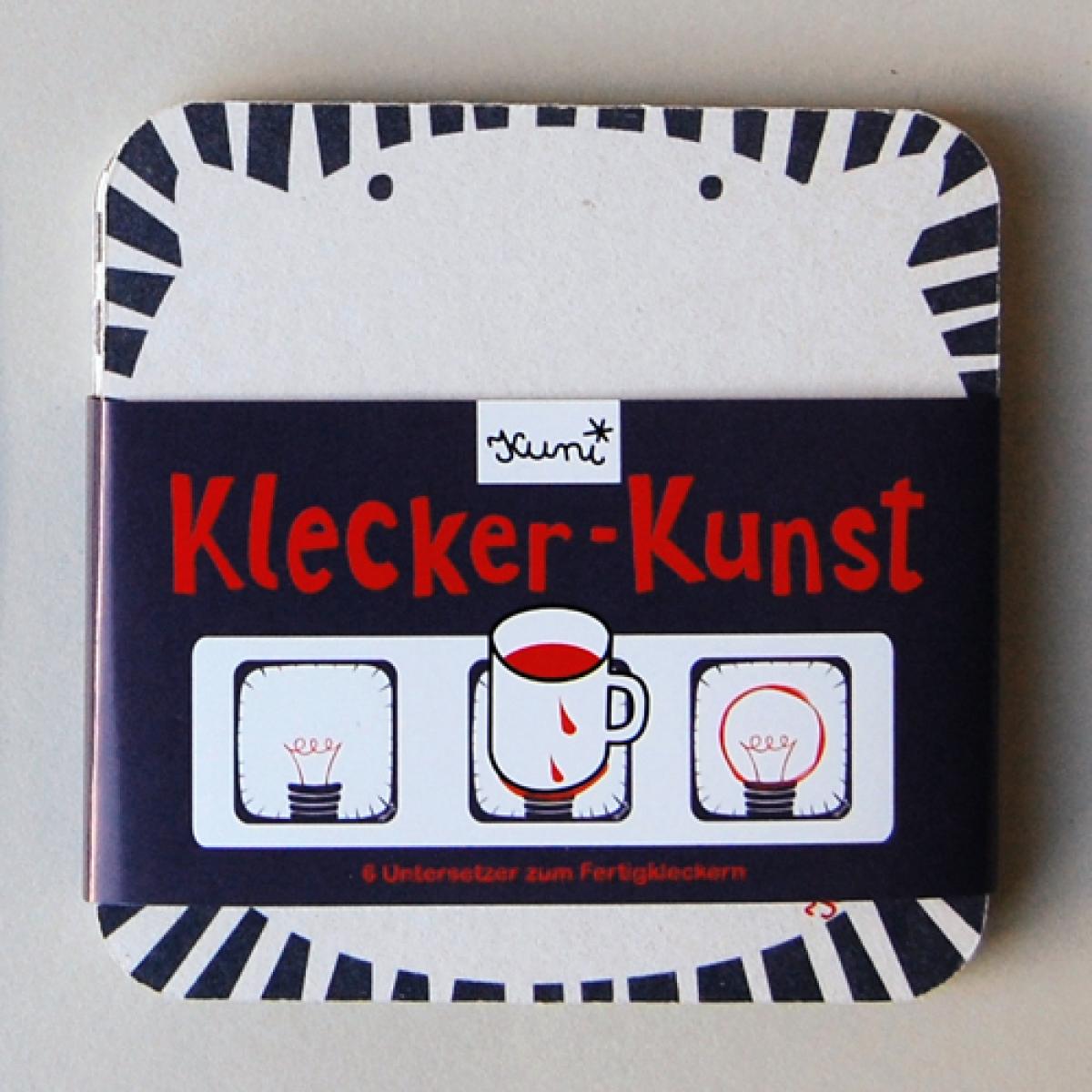 Untersetzer: Kleckerkunst