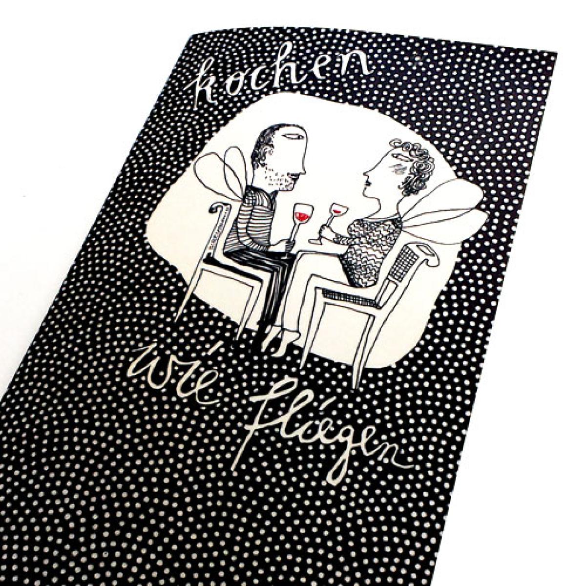 illustriertes Kochbüchlein: kochen wie fliegen