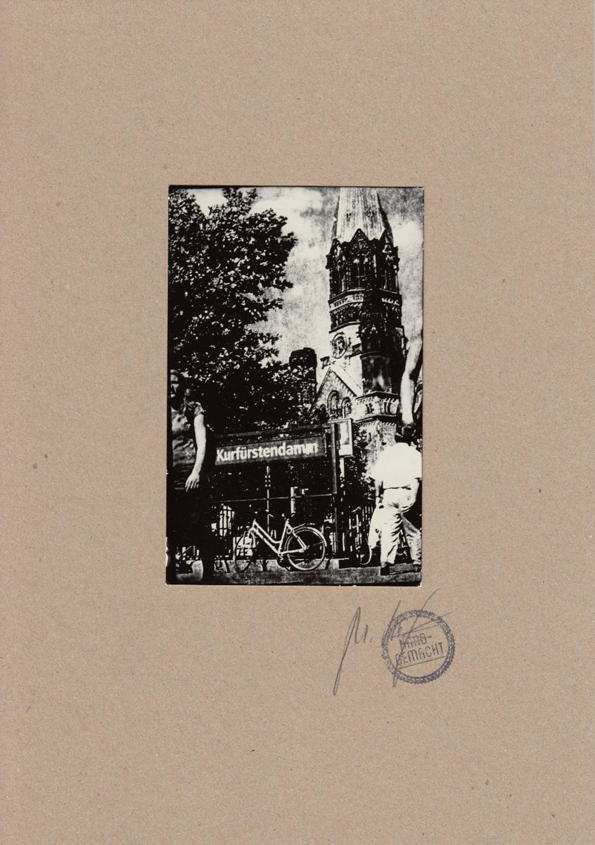 analoger Print: Kurfürstendamm mit Gedächtniskirche, Berlin