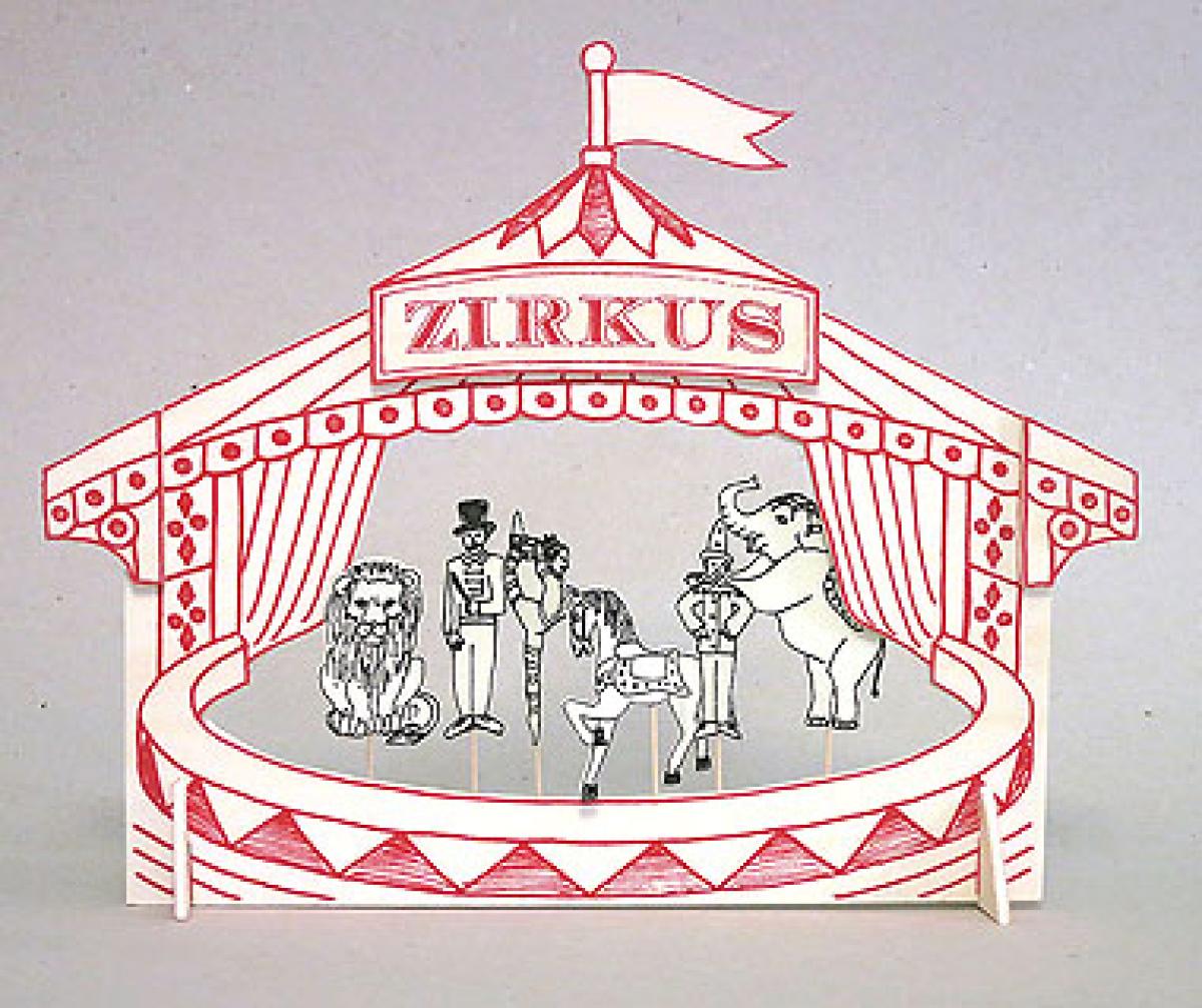 Aussägebogen: Zirkusarena DIY