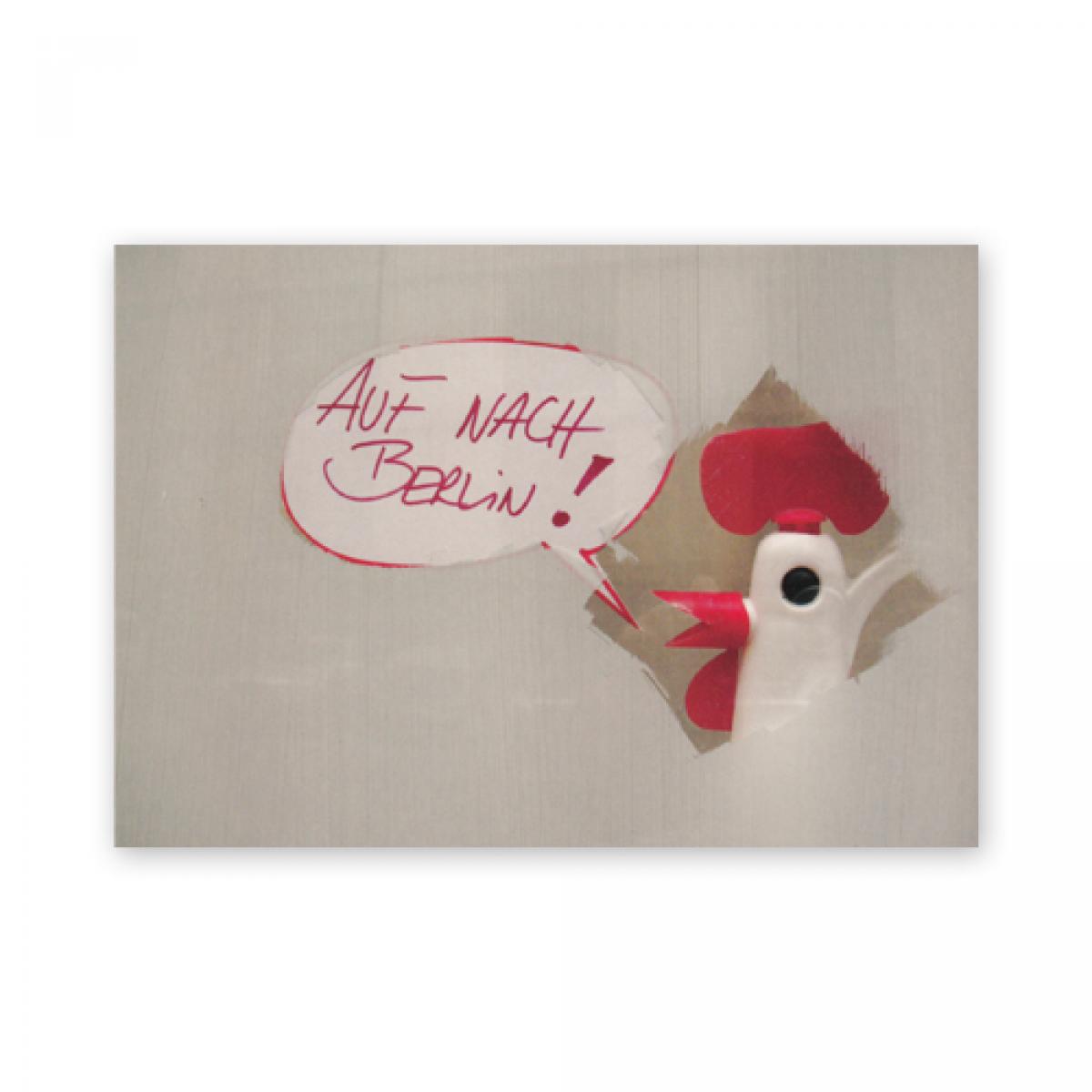 Postkarte: Auf nach Berlin!