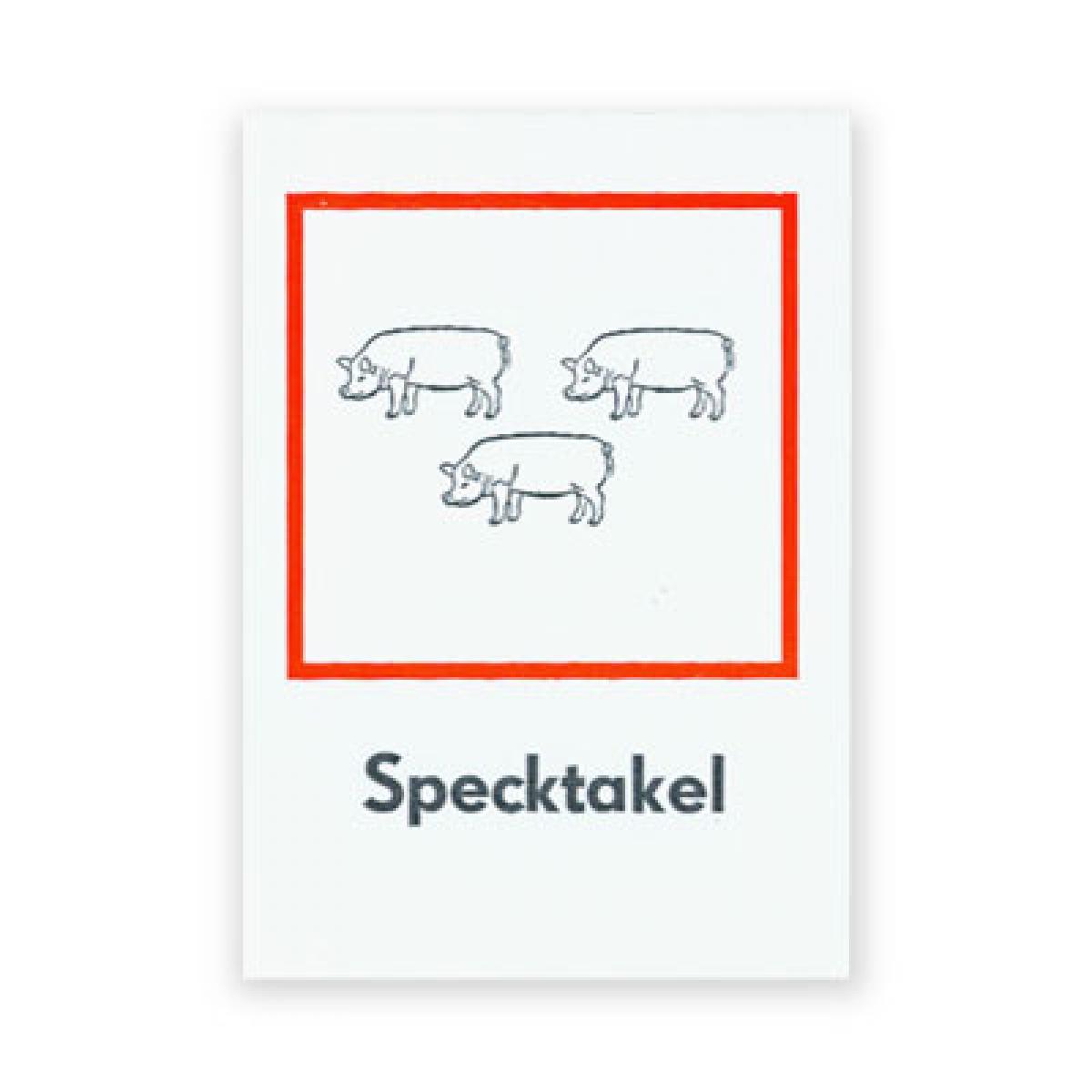 Postkarte: Specktakel