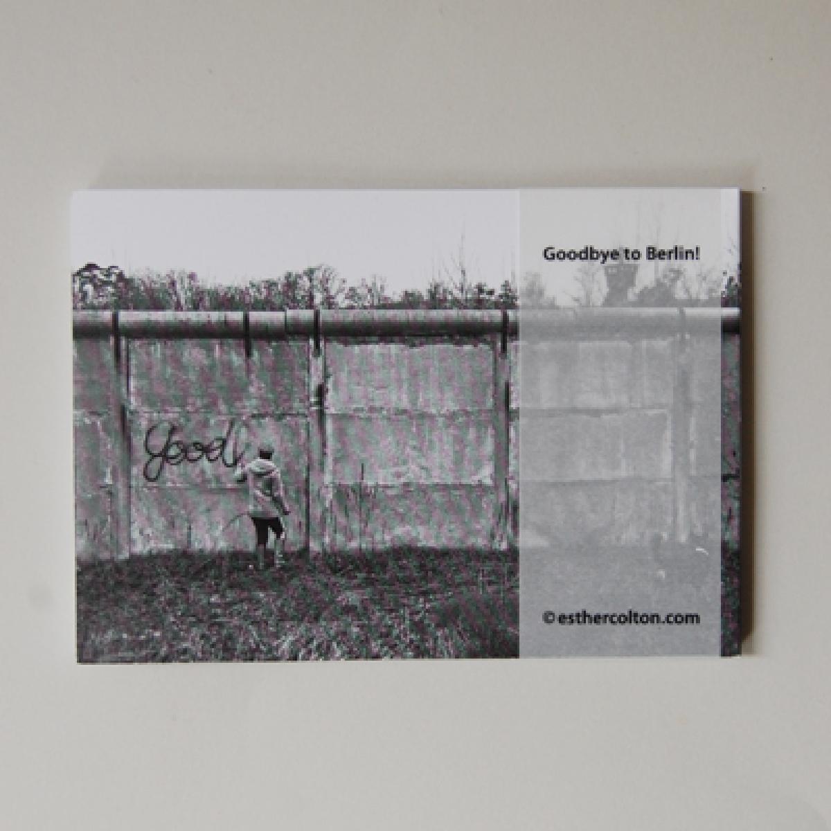 Mauer-Leporello: Goodbye to Berlin!