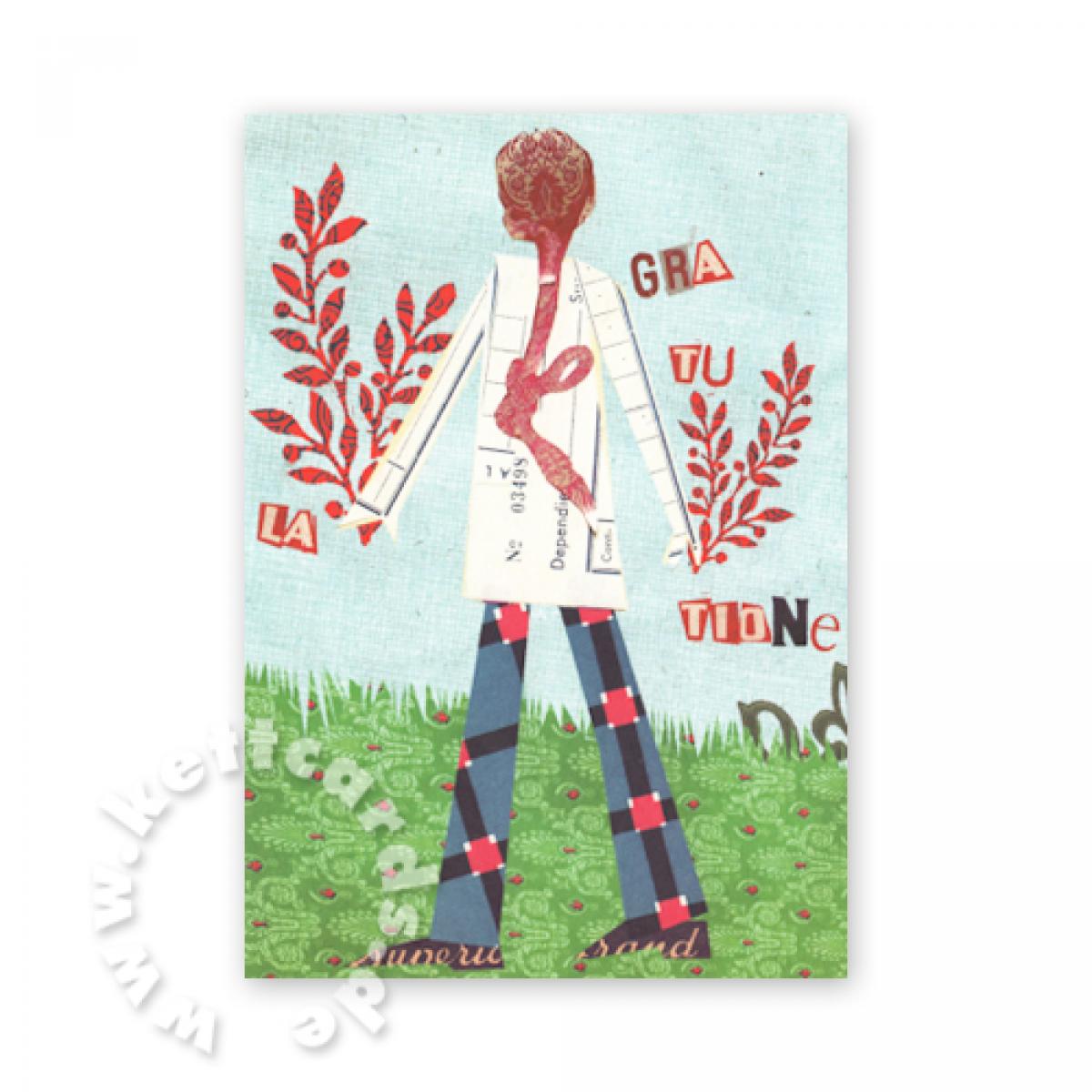 Postkarte: Gratulationen