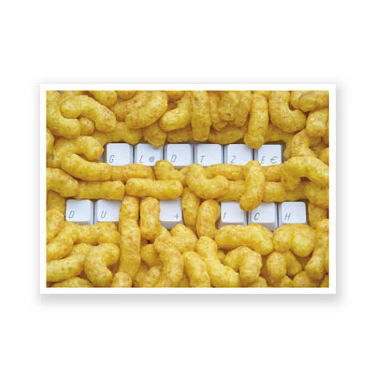 Postkarte: Glotze du und ich