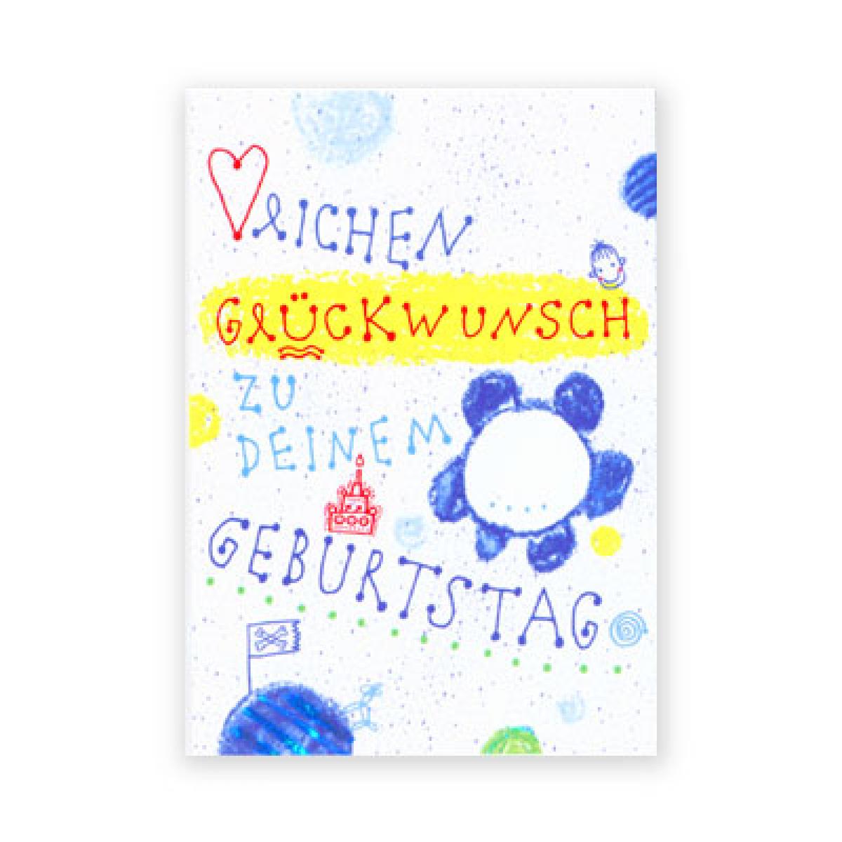 Postkarte: Herzlichen Glückwunsch