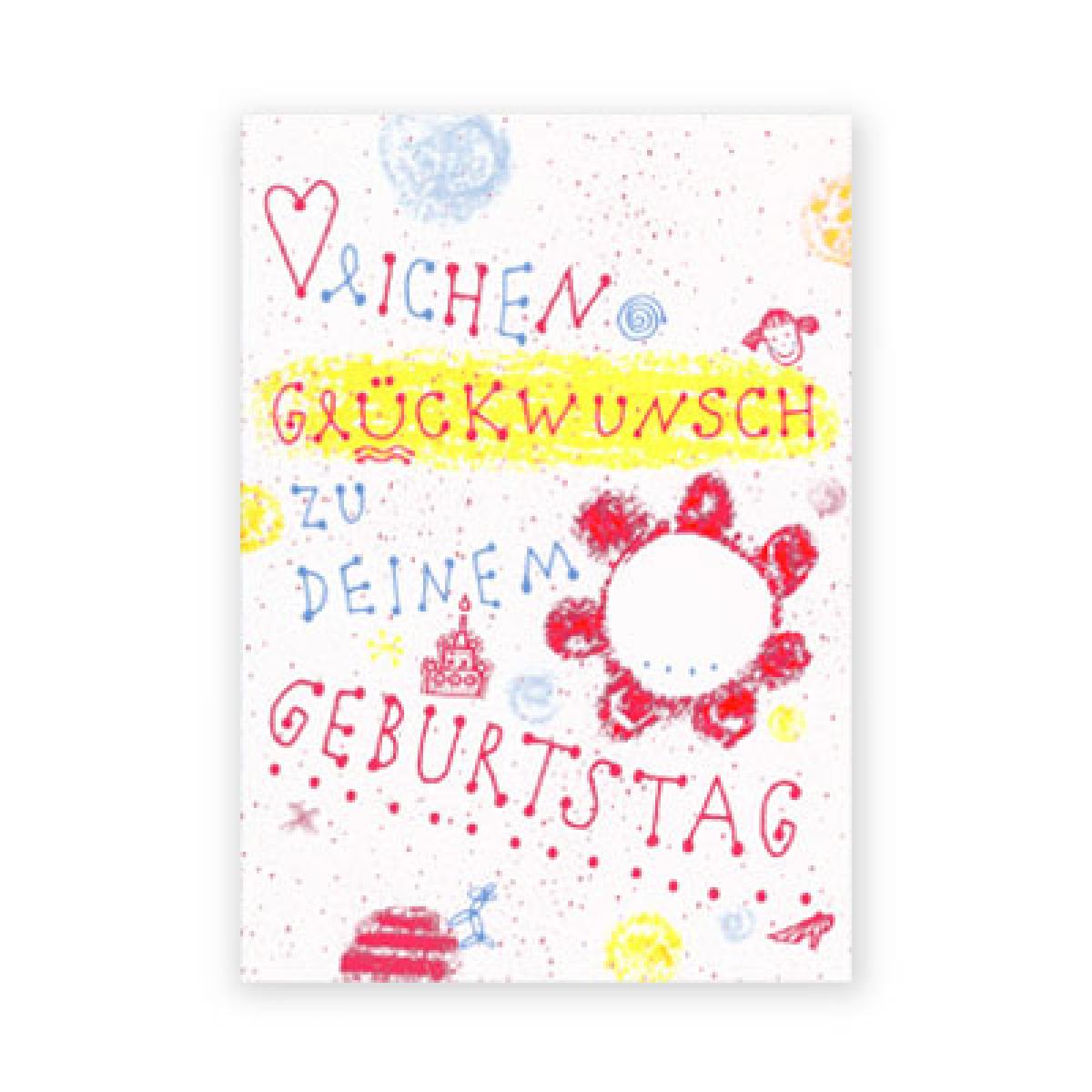 Postkarte: Herzlichen Glückwunsch zu Deinem Geburtstag