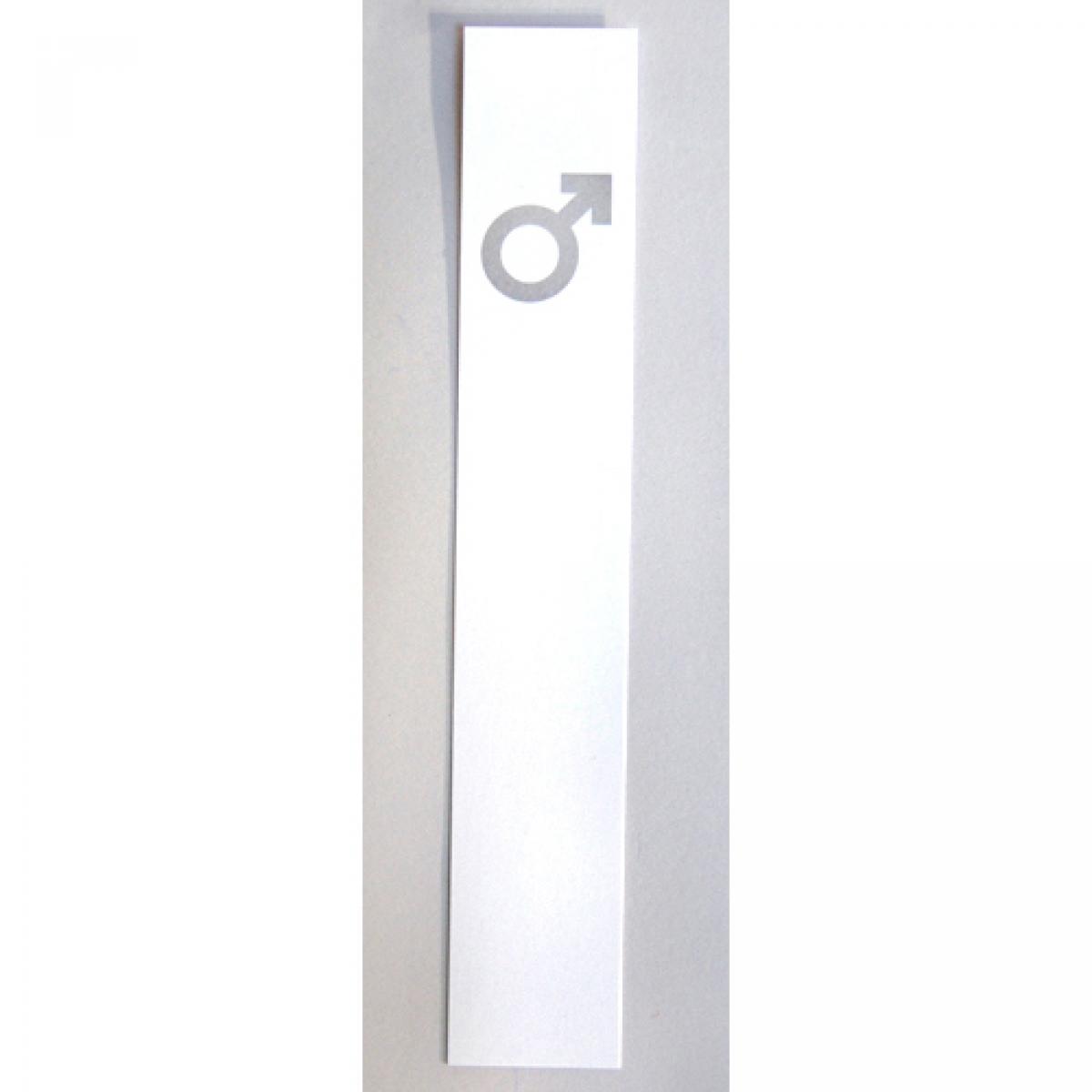 silberne Tischdeko für Männer (Marssymbol)