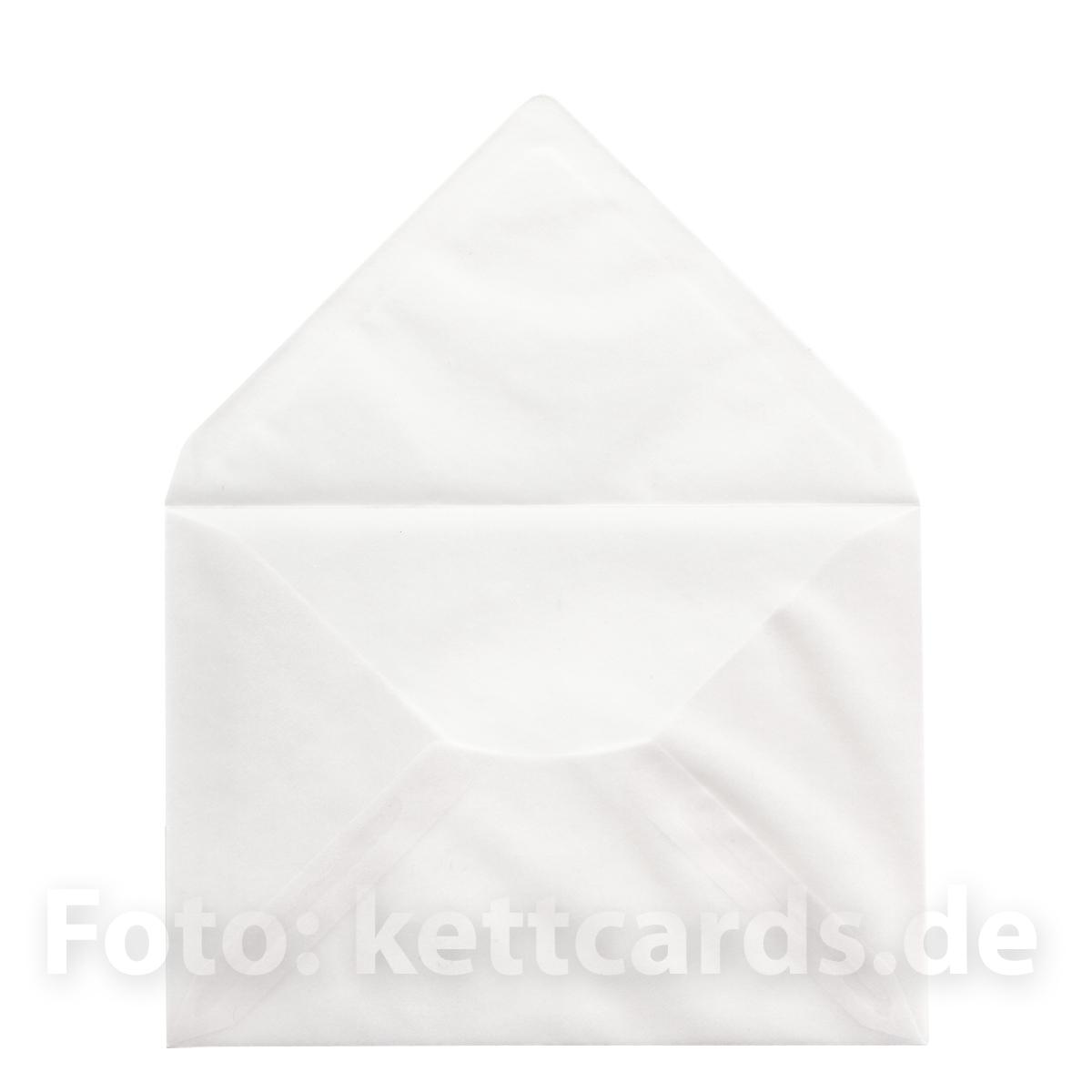 transparenter Umschlag, DIN C6