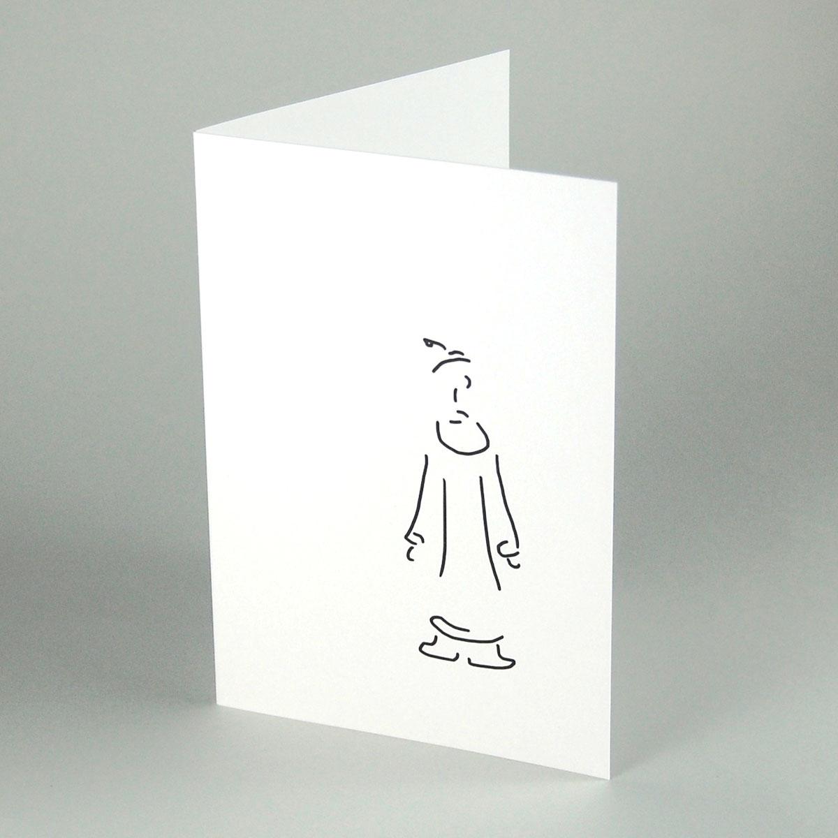 Weihnachtskarte: Weihnachtsmann