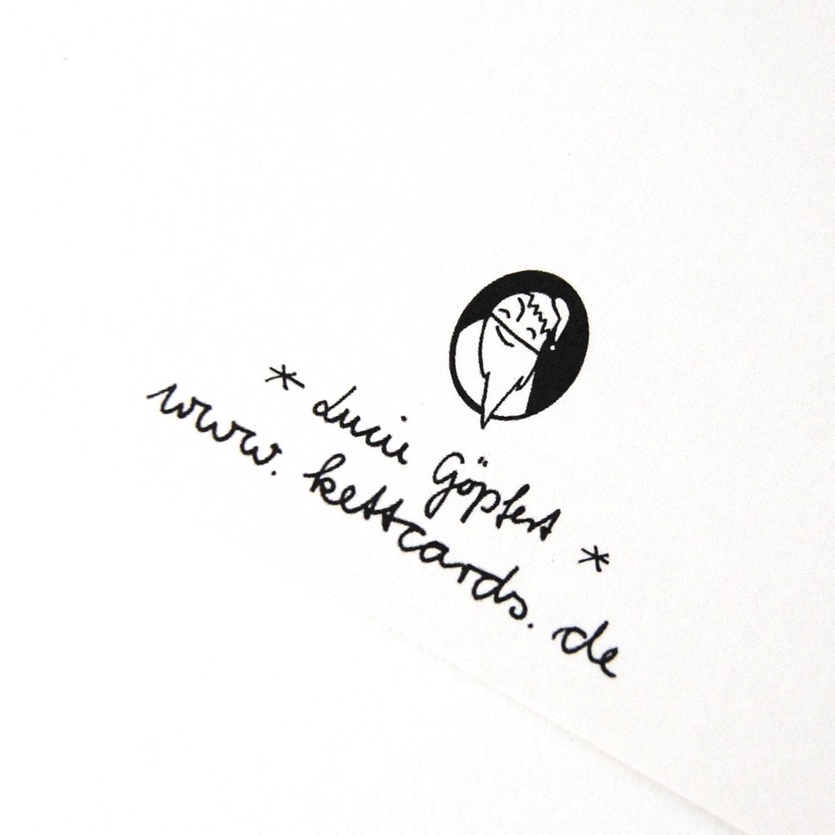 Weihnachtskarte zum Basteln: style your Santa